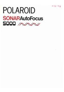 Polaroid 5000 manual. Camera Instructions.